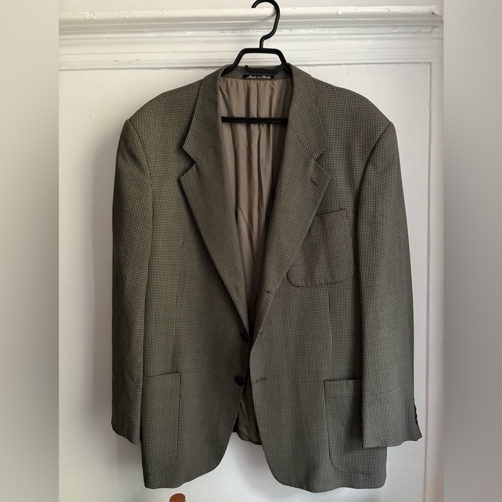 Mani by Giorgio Armani Houndstooth Blazer